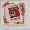 Geburtstagstorte zum Vereinsjubiläum